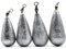 Sbirulino® Birnenblei-Set mit Wirbel, Set mit 4 Stück