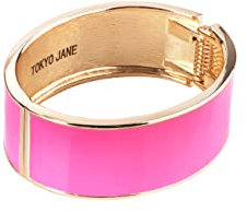 Tokyo Jane Armreif Sonja One Size, Pink-Gold Epoxy Paint Durchmesser 7cm Breite 2cm