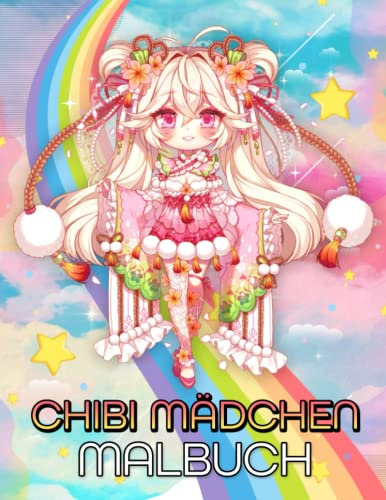 Chibi Mädchen Malbuch: Anime Und Manga Für Kinder Und Erwachsene Mit 30 Wunderschöne Malseiten Premium Qualität. Perfekt um vom Alltag abzuschalten und zu entspannen beim Malen