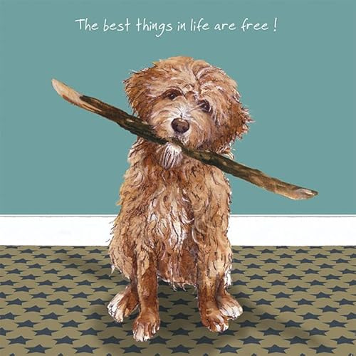 Goldendoodle Dog Greeting Card
