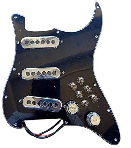 Vorverdrahtetes Schlagbrett Für Brian May Loaded Guitar Instrument Zubehör 1 Set Schweißgeschirr Prewired Pickup Pickguard (Color : 01)
