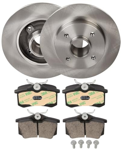 RIDEX Bremsenset Hinten 249mm Bremsscheiben und Bremsbeläge Kompatibel mit PEUGEOT 2008 Kombi CU