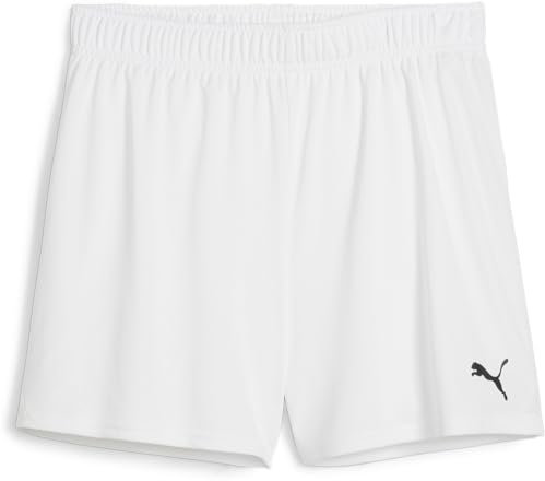 PUMA teamGOAL Handball Shorts W, Unisex-Erwachsene Gestrickte Shorts, PUMA White-PUMA Black, 706019