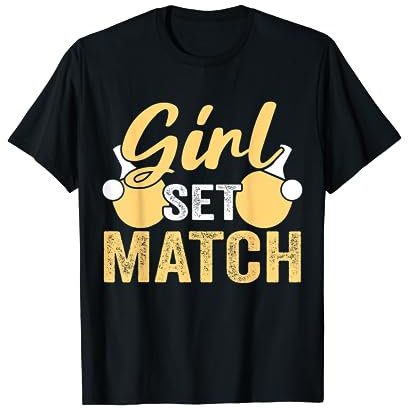 Spielerin Girl Frauen Damen Outfit! Tischtennis T-Shirt