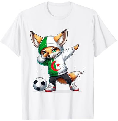 Algérie Maillot Fennec - Algerien Supporter Football Cadeau T-Shirt
