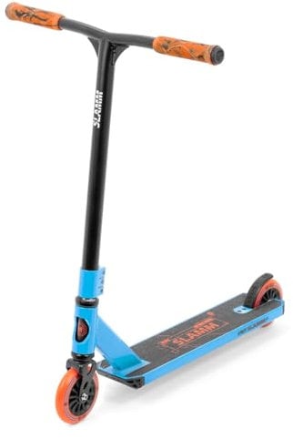Slamm Klassischer Mini-Stunt-Scooter, 110 mm Räder, niedrige Fahrhöhe für junge Kinder, Teenager, Anfängerfreundlicher T-Stab und gewindelose Gabel, optimale Lenkung und Sicherheit
