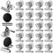 Jeffbaubl 24 Stück Magnetische Clips, Magnetklammern, Magnetische Klammern, Magnete mit Klammern, Starke Kühlschrankmagnet Clips für Schule Haushalt Büro Fotos Whiteboard Memo, Silber