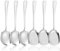 6 Pcs Large Serving Spoons, Buffet Serving Spoon Stainless Steel, Long Handle Soup Spoons, Cooking Spoon Dining Spoons for Kitchen Cooking Banquet Restaurant