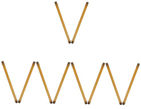 Uonlytech 10stücke Wandlampe Verbindungsrohr Metallröhre Für Wandlampen Mit Doppeltem Gewinde Antikes Design Langlebig Und Zuverlässig Für Beleuchtung Und Lampeninstallation