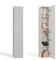 ADGO - Badschrank Schmal - Badezimmerschrank Hochschrank - 31 x 30 x 174 cm - mit 2 Türen, Türöffnungsseite Links oder Rechts - Badregal, Toilettenregal, Bad Schrank Hoch Nel II - Cashmere