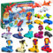 iZoeL Adventskalender Auto 2024 Kinder, 24 Überraschung Verformungsauto Adventskalender Kinder Fahrzeugekalender Weihnachtskalender Geschenk für Kinder ab 3-12 Jahre
