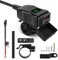 WODHMIEY Kit de Chargeur de Moto USB A + Type C, Chargeur USB de Moto 12-24 V, économie d'énergie Rapide, Appareil sûr, Prise en Charge de la Charge de Deux appareils (Vert)
