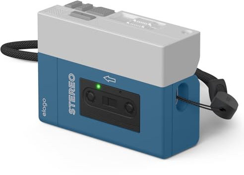 elago Custodia Lettore di Cassette Compatibile con AirPods Pro 2ª Generazione, Cover Compatibile con AirPods Pro 2, Laccetto Incluso, Resistente agli Urti, Protezione Completa, per Uomo e Donna (Blu)