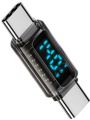 USB -C Extension Adapter, High Speed Type C Adapters with 40Gbps Data Transfer, 8K to 60Hz Video Pass-through, LED Indicator, Compatible with Tablet, Laptop and