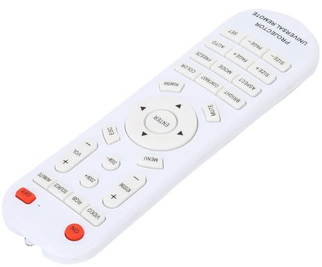 Control Remoto Proyector, Alcance 10 Metros ABS Duradero Mando Universal Diseño Ergonómico Tecnología Avanzada for Entretenimiento Hogar Familias Oficinas