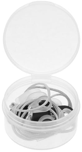 Verlustsicheres Trageband für Audiophone 1 Satz Nylon Silikon | Befestigungsclip, Schutzkabel für Hörverstärker, für Alltag und Draußen, Einfache Halterung mit Sicherem Clip