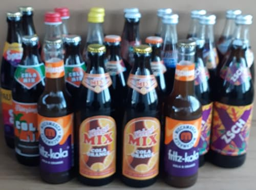 Cola Mix Getränkepaket/200, 24 Flaschen Verschiedene Brauereien, inkl. Mehrweg Pfand