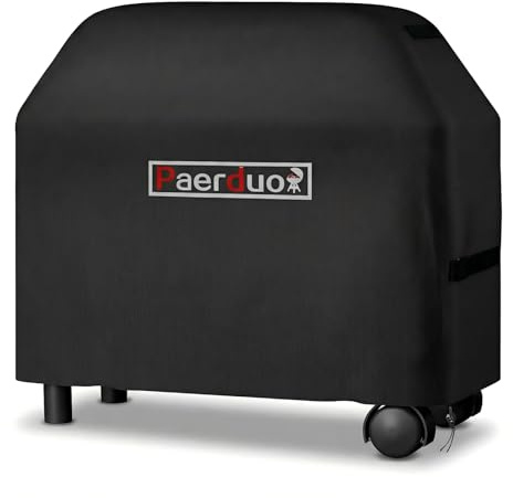 Paerduo Funda Barbacoa Gas, Impermeable Resistente UV, 140x65x120 | Tejido Oxford 420D, funda y cubierta protectora para barbacoas de gas, ideal para jardín y terraza