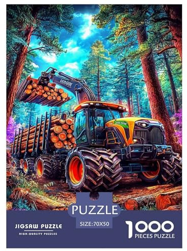 Farm Traktors Puzzle 1000 Teile Schwer Puzzle Spielzeug Lernspiel Für Erwachsene Kinder 70x50cm/1000pcs