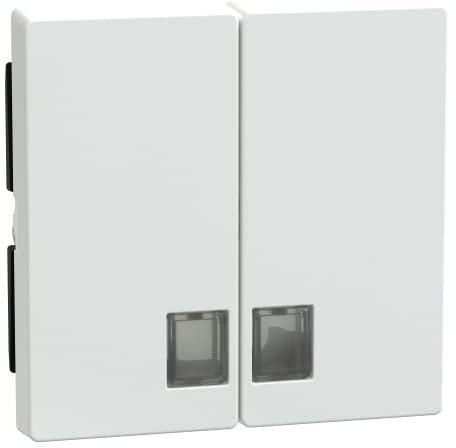 Schneider Electric Merten Wippe für Serienschalter mit Symbolfenster, System M, aktivweiss glänzend, Artikelnummer 438525