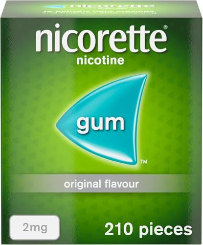 Nicorette Original Flavour Gum Nicotine 210 Piece, 2 mg