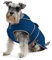 Ancol Muddy Paws All Weather Stormguard Dog Puppy Coat Navy Blue - Waterproof Pet Jacket - Fleece Lining and Chest Protector - Elasticated Neck and Leg Straps - 30 cm Length up to 52 cm Girth - Small