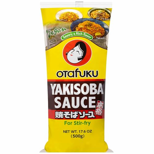 Otafuku Yakisoba Sauce – Aromatische, japanische Würzsauce zum Verfeinern von Bratnudeln und vielen weiteren Gerichten – 1 x 500g | 500 g (1er Pack)