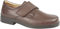 Roamers Mens Extra Wide Fitting Touch Fastening Casual Shoes (7 UK) (Brown)