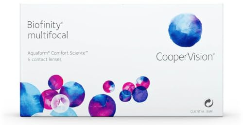 Biofinity Multifocal - N-Profil Monatslinsen weich, 6 Stück / BC 8.60 mm / DIA 14.00 / ADD MED 1.5 / -2.00 Dioptrien