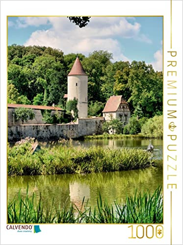 CALVENDO Puzzle EIN Motiv aus dem Kalender Dinkelsbühl - Romantisches Kleinod | 1000 Teile Lege-Größe 48 x 64 cm Foto-Puzzle für glückliche Stunden