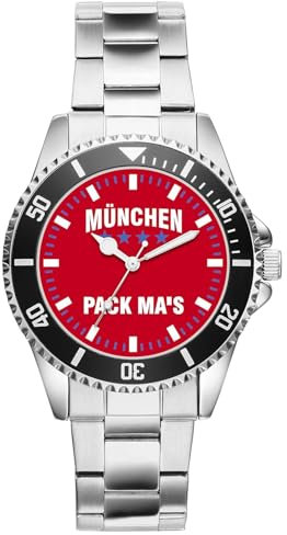 KIESENBERG Herrenuhr Armbanduhr München Geschenk Artikel Idee Fan Analog Quartz Uhr 6039