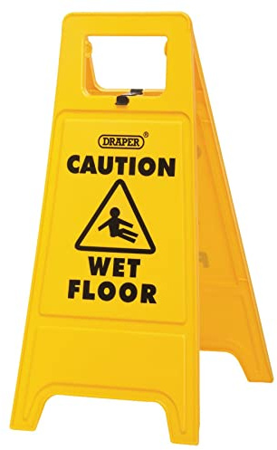 Draper 82134 Wet Floor Warning Sign