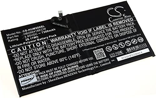 Batteria per Tablet Huawei MediaPad M5, 3,85 V, Li-Polymer