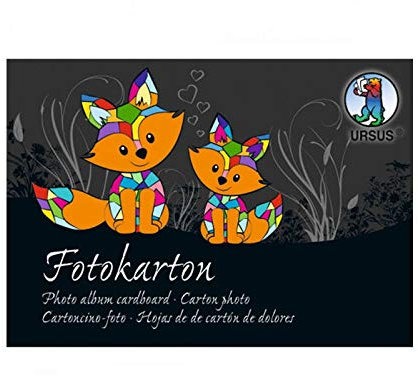 Fotokarton-Block, 60 Blatt in 51 Farben, DIN A6