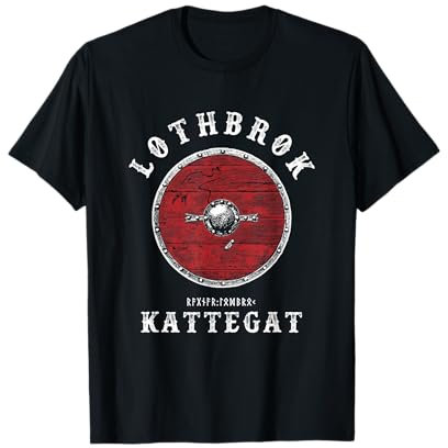 Ragnar Lothbrok - Kattegat Viking Shield T-Shirt