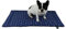Made in Germany rutschfeste Hundedecke Sommer, Anker Blau, 95x135cm für kleine & große Hunde I weiche Kuscheldecke, waschbar, trocknergeeignet