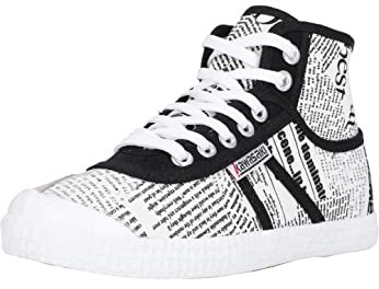 kawasaki Unisex News Paper Canvas Boot Mode-Stiefel, 1002 White, 39 EU