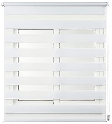 Stor Planet - Estor Clip&Fix Noche y Día Blanco Stor Planet 150 (ancho) x 180 (alto) cm.