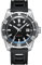 PHOIBOS Leviathan Herren 45MM Automatikuhr 500M Taucheruhr mit schwarzem Kautschukarmband PY032C Schwarz