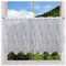 DSD Design-Studio Drechsler Hochwertige Scheibengardine Devina mit Effektband-Stickerei braun aus Plauener Spitze 55 x 80 cm