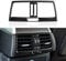 Hintere Reihe AC Abdeckung Trim Kohlefaser Aufkleber passt Kompatibel mit BMW X5 X6 E70 E71 2007 2008 2009 2010 2011 2012 2013 2014 Zubehör (B)