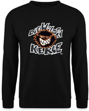 Spreadshirt Die Wilden Kerle Logo Wild Unisex Pullover, XL, Schwarz