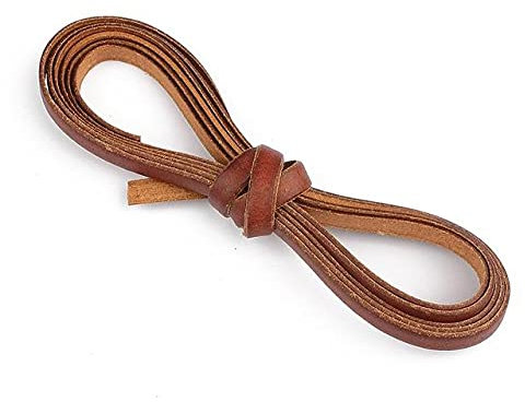 2 m 1,5–10 mm rund/flach geflochtenes echtes Leder Schnur Schnur Rindsleder Schnur für die Schmuckherstellung DIY Armband Halskette Choker