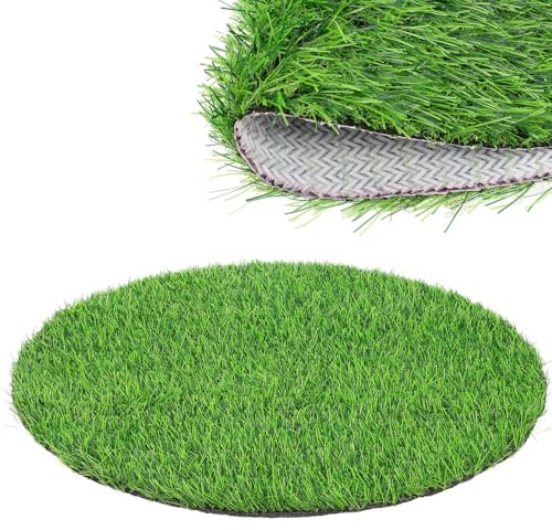 POPETPOP Dekoratives Kunstrasen Tischset für Outdoor Picknicktische mit Sicherer Praktischer Funktion und Pflegefreiem Material aus Kunststoff für Festliche Abendessen