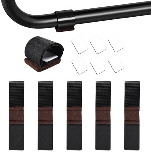 24PCS Bodenschoner für Stühle mit Klettverschluss, Filzgleiter Selbstklebend Parkettschoner, Geeignet für Schlittensitze, Möbel Filz PadsSchaukelstuhl Rutschfestigkeit und Lärmreduzierung-30 * 145mm