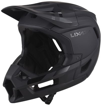 Lixada MTB Fahrrad Helm Full Face Mountain Bike Helmet Ventilation Lightweight Helmet 59-62cm