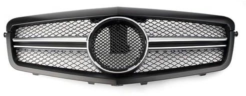 Front Kühlergrill Für Mercedes Für Benz Für E-Klasse W212 2010 2011 2012 2013 Sport Stil Kühlergrill Matt Schwarz Auto Front Grille Nebelscheinwerfer Gitter