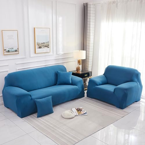 Sofa Überzug- für 1-4 Sitzer,Universal Elastisch Sofa Seat Cover,Moderne Sofaüberwurf,Weicher,stilvoller Sofabezug Mit Gummiband,Waschbarer Sofabezug,für Hunde Haustiere,für Sofakissen Möbelschutz