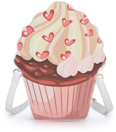 LUZGAT Mädchen Nette Eiscreme Geldbörse Kleine Crossbody Tasche Persönlichkeit Umhängetasche Karton Telefon Taschen