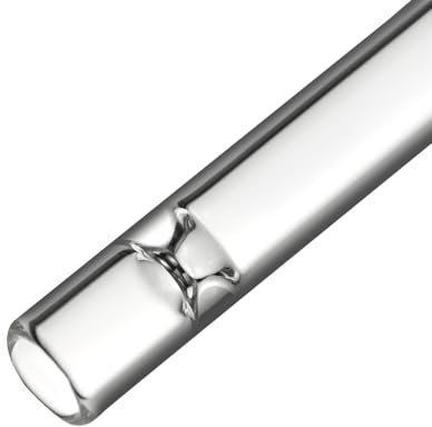 Pipa de vidrio de un solo golpe para la quema de aceites y aromaterapia.